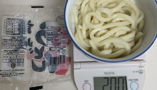 うどんを食べたら血糖値(糖質吸収)はどうなるか？